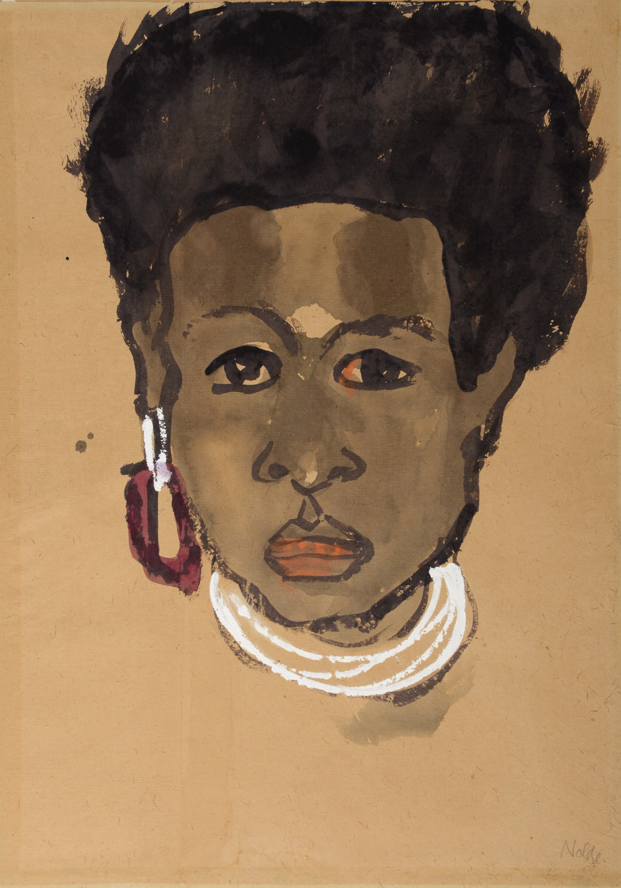 Head of a South Sea Island Woman (Bildnis einer Südseeinsulanerin)